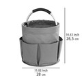 Organizator produse de curatenie Caddy, Wenko, 28x26.5 cm, poliester, antracit/argintiu