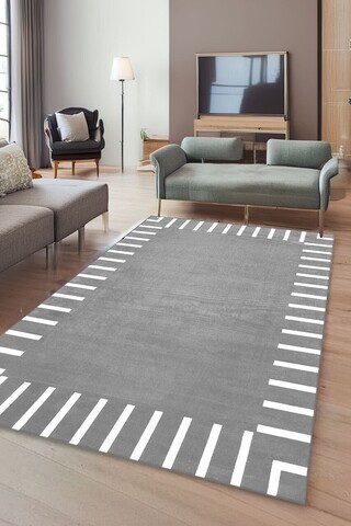 Covor, CLR-DC-4092-HALI-71, 120x180 cm, Poliester, Gri