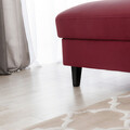 Coltar extensibil stanga 4 locuri ELTAP, Foble, 267x196x100 cm, lemn/poliester, rosu
