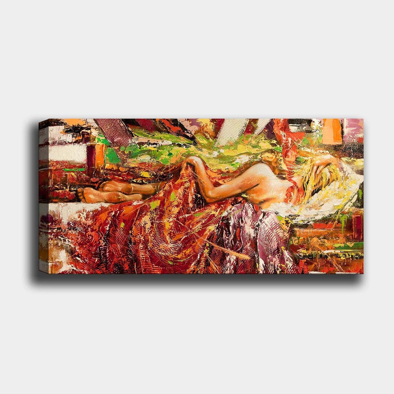Tablou decorativ, YTY42042493_50120, Cadru: 100% LEMN (grosime: 3 cm), Multicolor - view 2