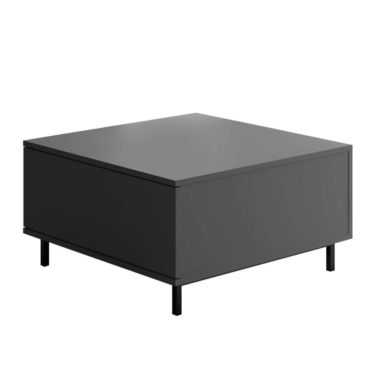 Masuta de cafea, Hanah Home, Paris, 75x40x75 cm, Antracit - view 5