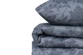 Lenjerie de pat dubla King (EU) Jamie, Eponj Home, 3 piese, 260x220 cm, amestec bumbac, antracit