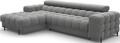 Coltar extensibil dreapta 3 locuri ELTAP, LT-06SO, Felro, 285x181x93 cm, lemn/poliester, gri inchis