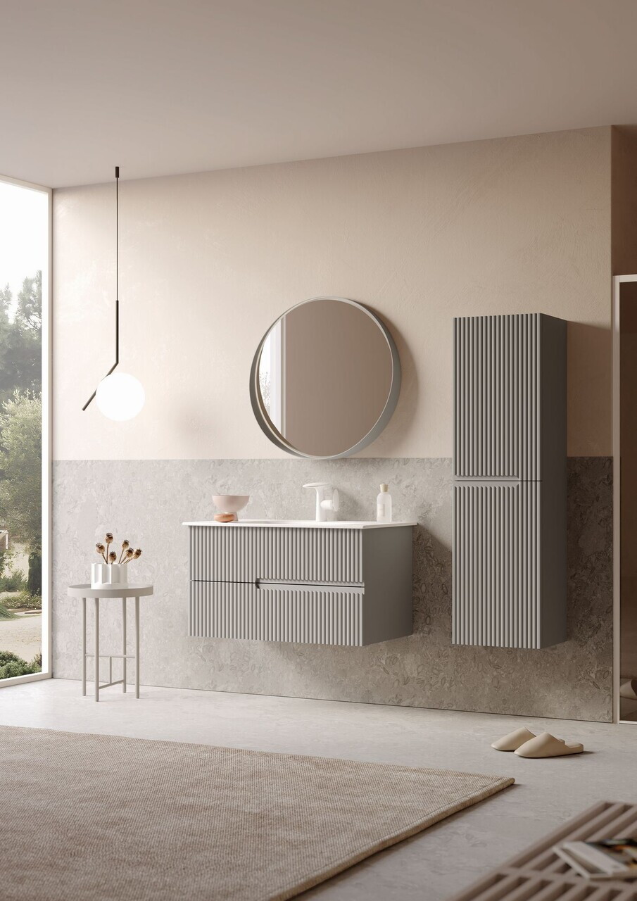 Dulap de baie, Hanah Home, Moonlight 40, Nurcă mată — imaginea 3