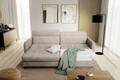 Coltar extensibil stanga 3 locuri ELTAP, LT-18TOU, Gomsi, 228x165x100 cm, lemn/poliester, bej