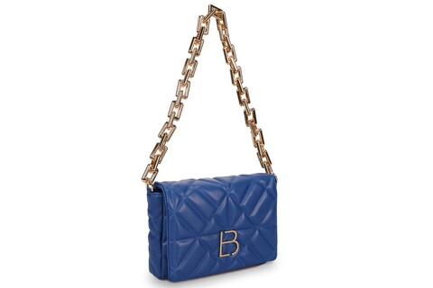 Geanta, lucky bees, 520 sax blue, piele ecologica, albastru