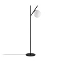 Lampadar, Fork - 13026, Fulgor, 31 x 45 x 152 cm, 1 x E14, 40W, negru