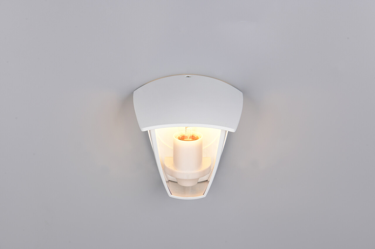 Lampa de gradina Venta, TRIO, 17x20x24 cm, 10W, 1x E27, aluminiu, alb mat