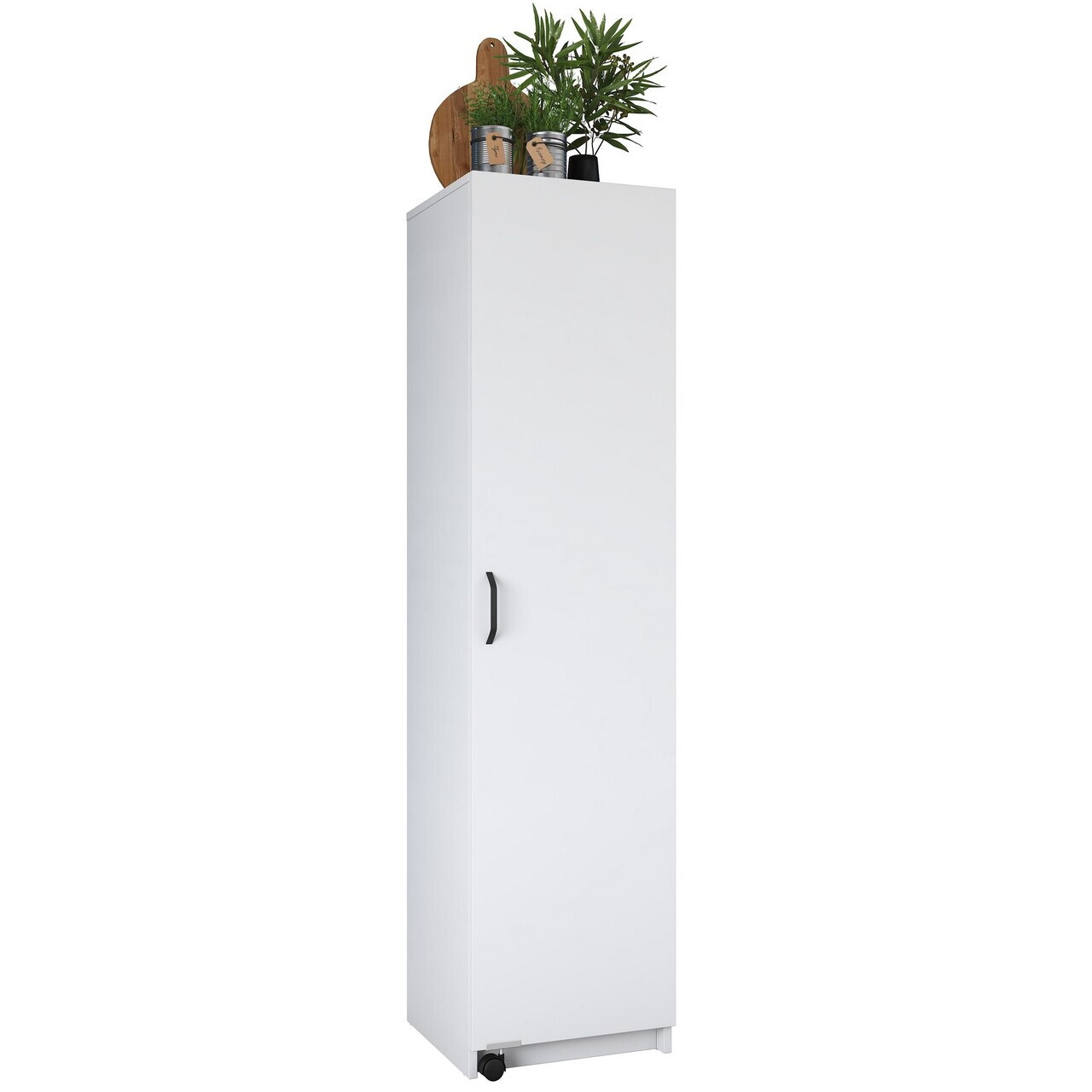Dulap multifunctional, Hanah Home, JE104, 45x180x42 cm, PAL melaminat, Alb - view 5