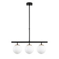 Lustra, Fulgor, 942FLG1116, Metal, Negru / Antic / Alb