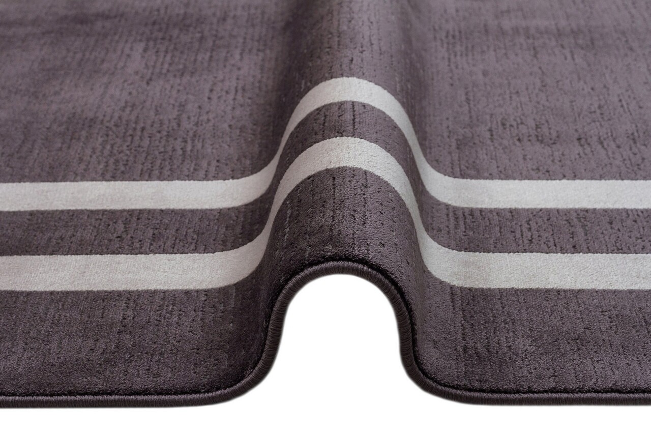 Covor, Lug 01 Antrasit Grey , 80x150 cm, Viscoza, Gri - 3 | YEO