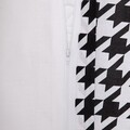 Lenjerie de pat King Size, Rebeka, Homla, 3 piese, 200x220 cm, bumbac, alb/negru