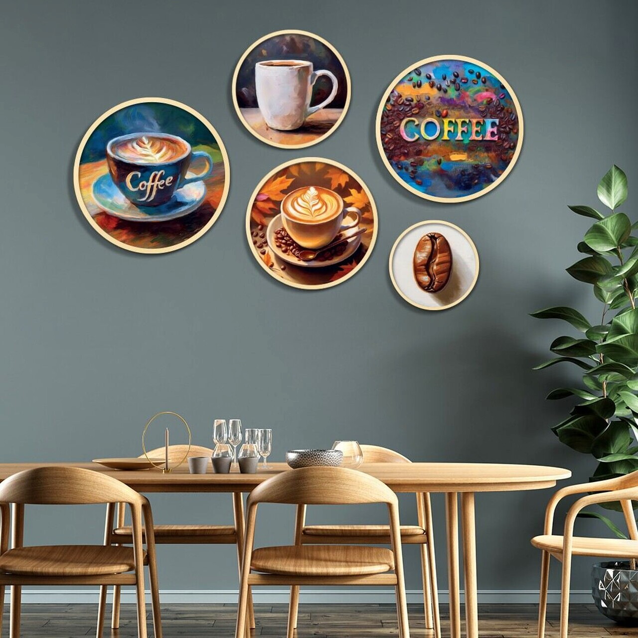 Tablou decorativ, Yats-16, Dimensiune: 43,5 x 43,5 cm (1 bucată), Multicolor — imaginea 2