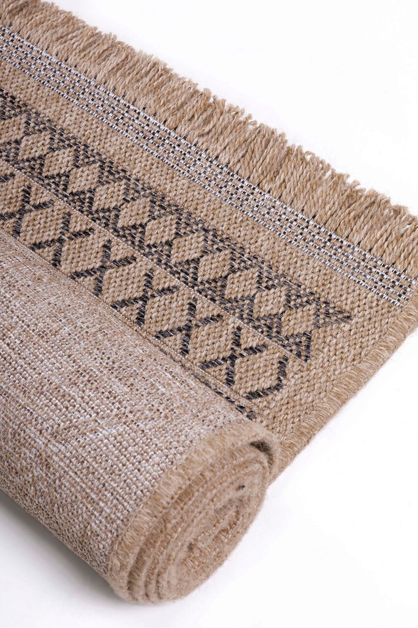 Covor, 08729B, 120x170 cm, Polipropilena, Antracit / Crem - 2 | YEO