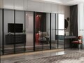 Dulap pentru haine, Hanah Home, Nisa, 360x210x52 cm, Dore