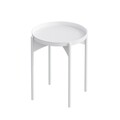Masuta de cafea, Cerritos, Shb-002-C, 44x57x44 cm, Metal, Alb