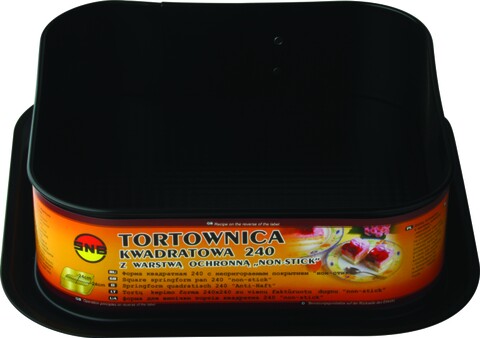 Tava de copt cu invelis non-stick , snb, 24x24 cm, aluminiu, negru