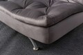 Canapea extensibila cu 3 locuri, Futon, 859FTN2892, Metal , Gri