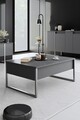 Set mobilier living, Bexley, Luxe, Antracit / Argintiu