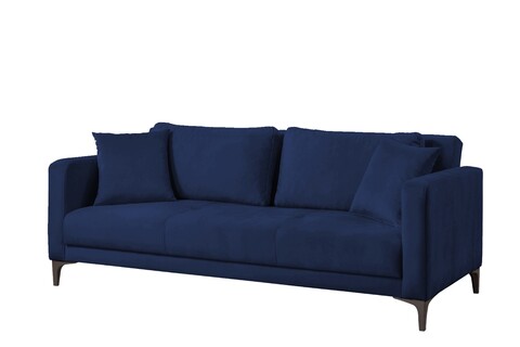 Canapea extensibila Toledo, Pandia Home, 205x95x80 cm, lemn, albastru Canapele si coltare