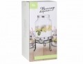 Dispenser pentru bauturi cu pahare si suport Country style, 4.5 L, sticla/metal, transparent