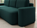 Coltar extensibil stanga 4 locuri ELTAP, Aurumm, 285x180x92 cm, lemn/poliester, verde inchis