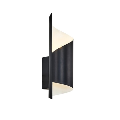 Aplica de perete, L1873 – Black, Lightric, 27 x 8 x 10 cm, 1 x G9, 40W, negru Aplice si plafoniere