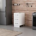 Dulap pentru bucatarie, Hanah Home, Minar, 40x87x58 cm, Alb