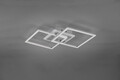 Plafoniera Venida, RL, 57.5x35.5x7.5 cm, 25W, 1x SMD, metal, gri