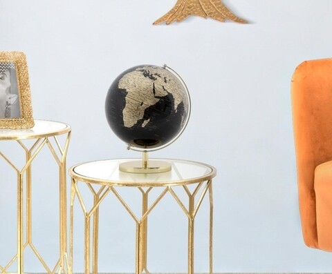 Glob pamantesc decorativ Cale Gold, Mauro Ferretti, Ø25x34 cm, plastic/fier