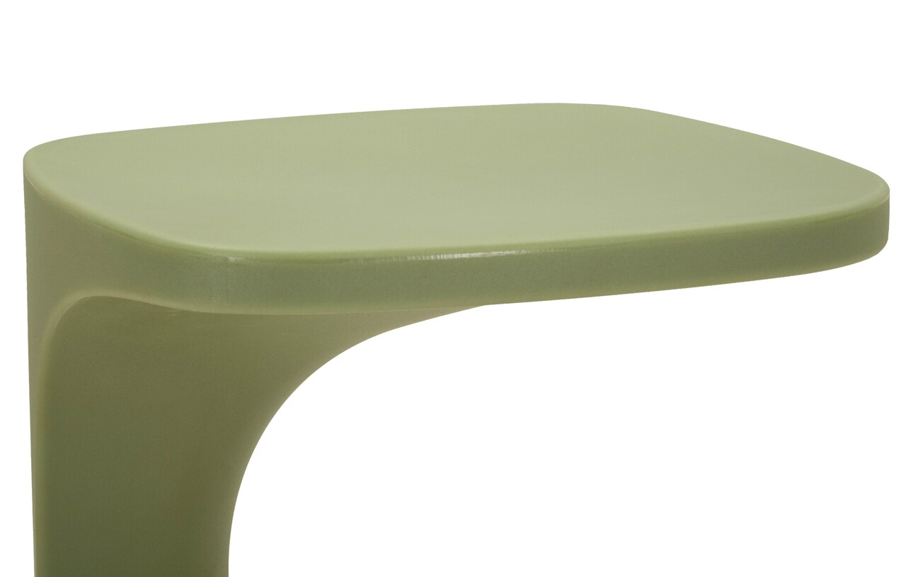 Masuta de cafea, Mauro Ferretti, Ibiza, 42x42x52 cm, utilizare interior / exterior,  plastic, verde - view 5