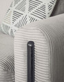 Canapea extensibila 3 locuri, ELTAP, SO-ARC-BL-18JAR, Arcadova, 244x97x97 cm, lemn/poliester, bej/negru