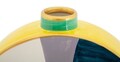 Vas decorativ Piccassy Round, Mauro Ferretti, 28x9x33 cm, ceramica, multicolor