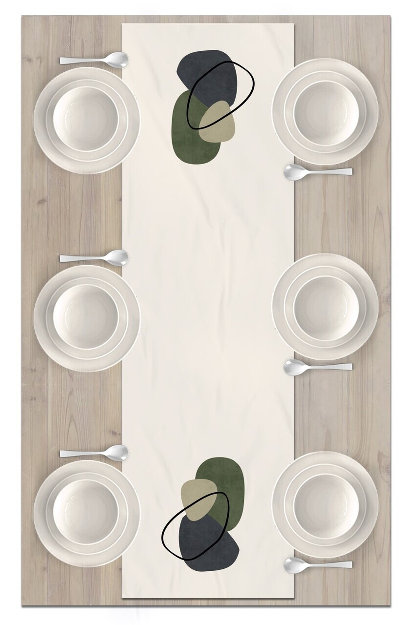 Traversa de masa, Artrunmin-42, 40x135 cm, Poliester, Multicolor — imaginea 2