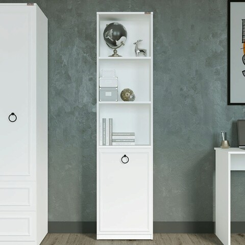 Corp biblioteca, adore, ktp-1310-bb-1, 45x185x24 cm, pal, alb