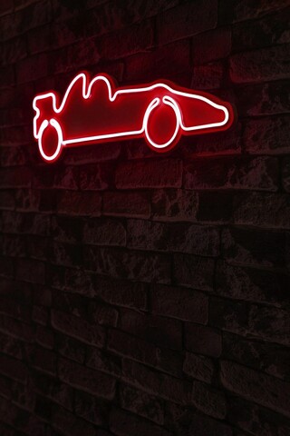 Decoratiune luminoasa LED, Formula 1 Race Car, Benzi flexibile de neon, DC 12 V, Rosu mezoni.ro
