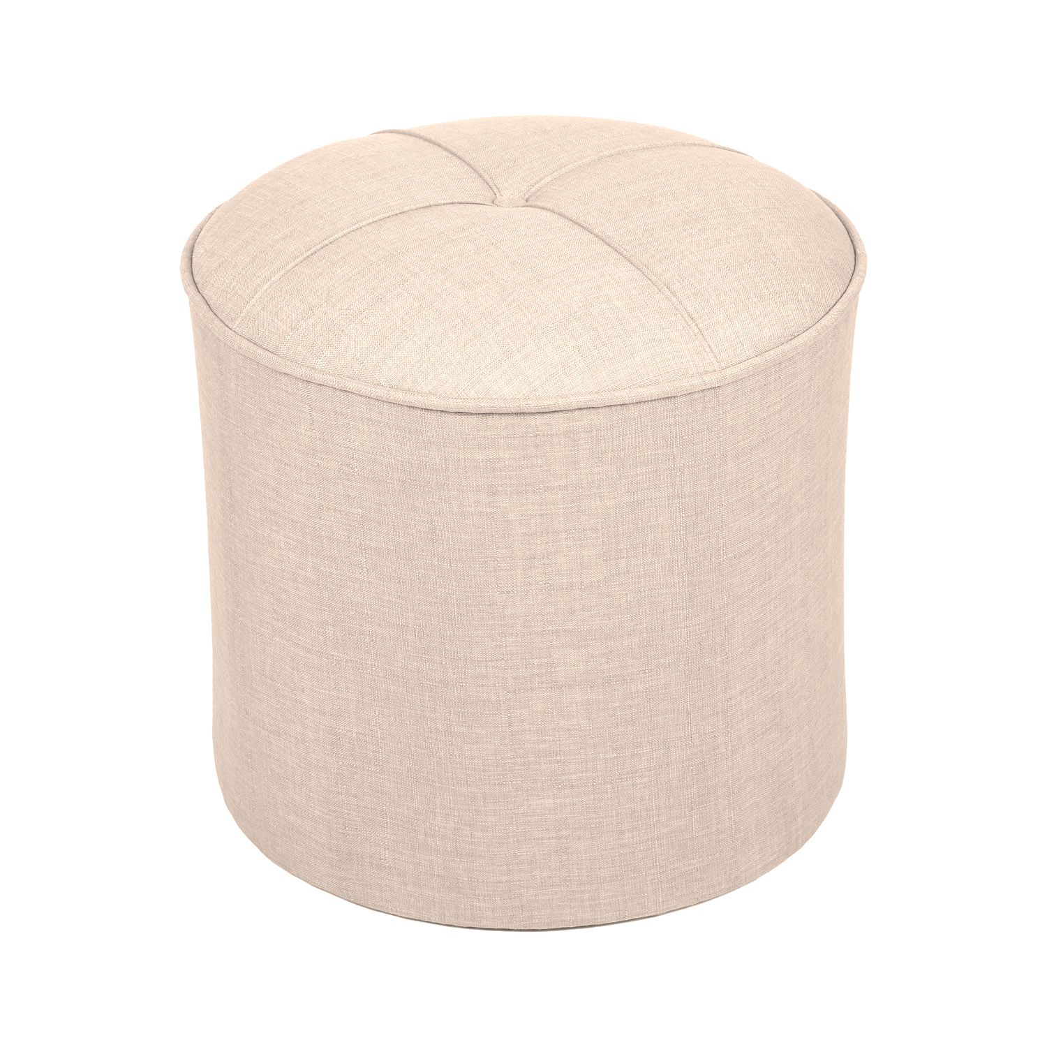 Taburet, Atelier del Sofa, 558ZEN1353, Frame: 100% SOLID FIR WOOD, Crem