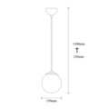 Lustra, Tatum, 584TTM1170, Metal, Negru / Fume