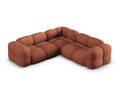 Coltar simetric 4 locuri, Loretto, Cosmopolitan Design, 250x250x68 cm, tesatura structurata, corai
