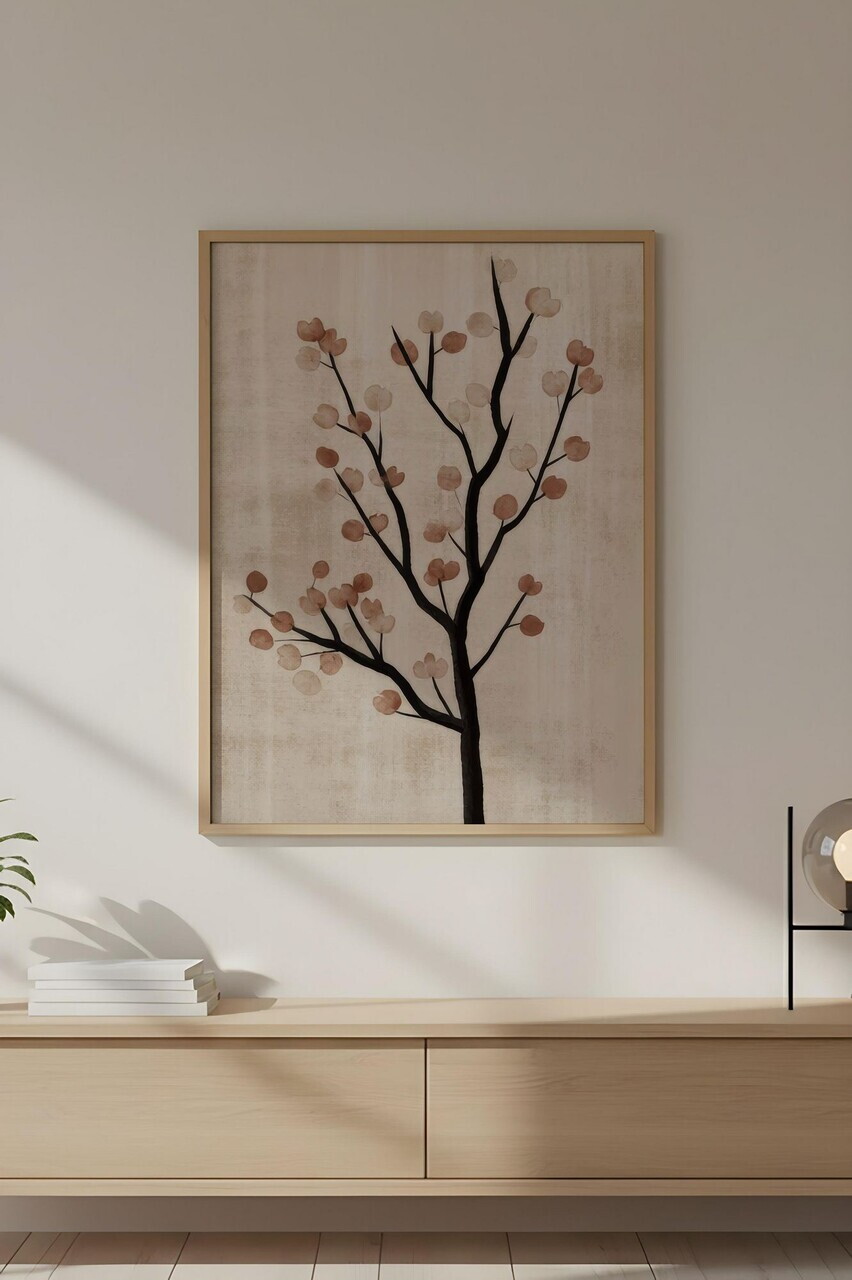 Tablou decorativ, Huhu737, Lemn masiv, Multicolor