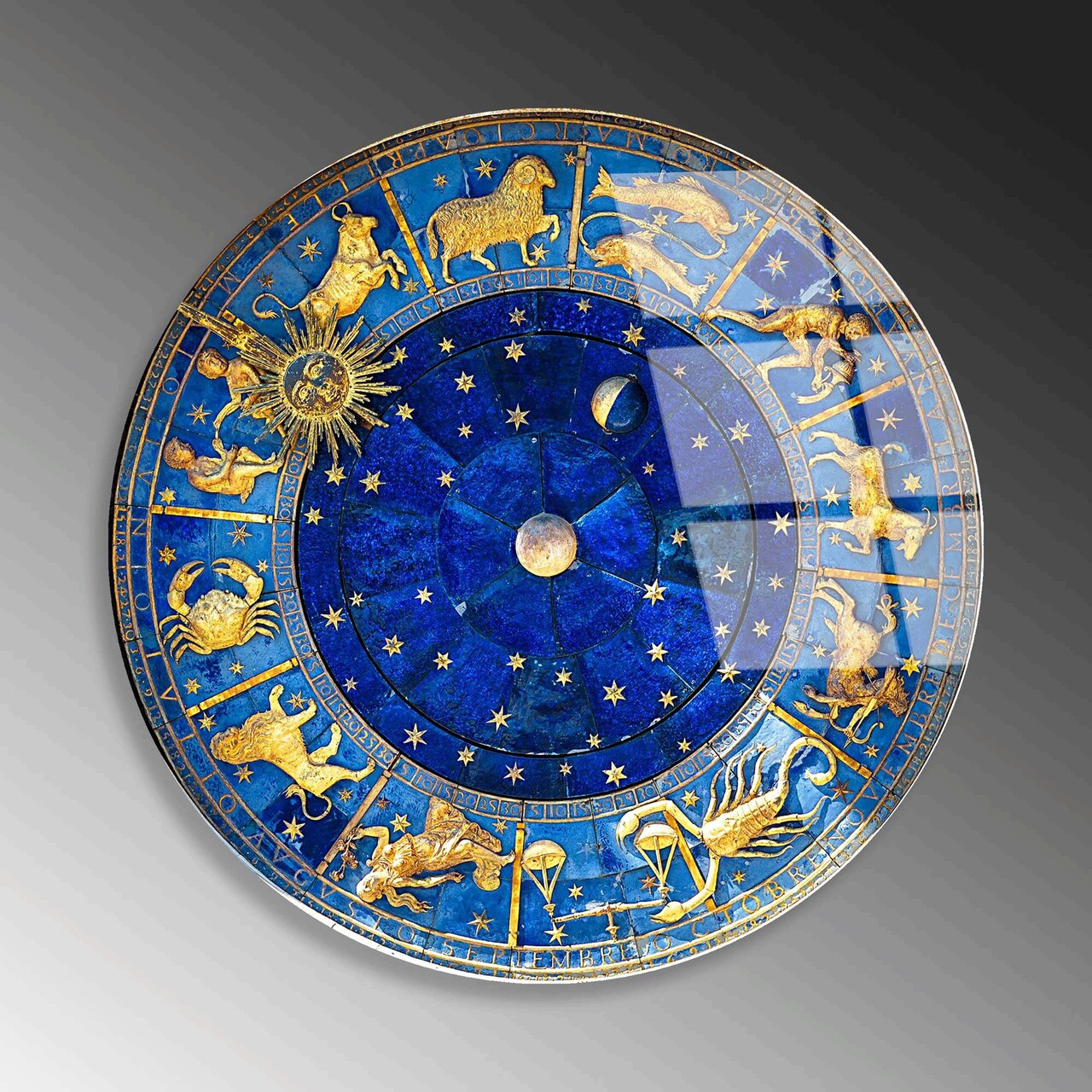 Tablou decorativ, UV-1124, Diametru: 60 cm, Multicolor - view 5
