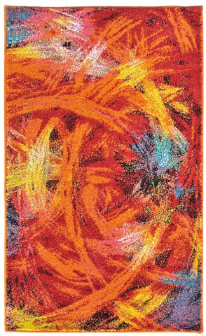 Covor Saida Geometric, Decorino, 133x190 cm, polipropilena, multicolor