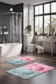 Set covorase de baie, Cartwright, CT-5217, Poliester, Multicolor