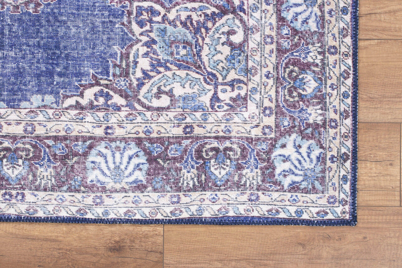 Covor, Dark Blue AL 249 , 75x150 cm, Poliester , Multicolor - 2 | YEO