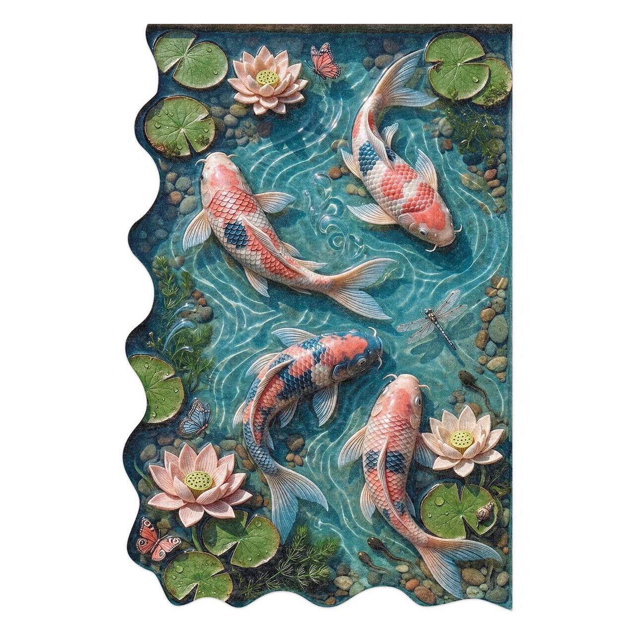 Covor, Fr398, 120x180 cm, Albastru — imaginea 3