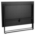 Masa pliabila dreptunghiulara, Breeze, L.120 l.80 H.73, aluminiu, negru