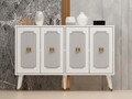 Consola, Odessa, Derasi, 120x80x30 cm, PAL, Alb/Auriu