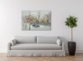 Tablou decorativ London, Mauro Ferretti, 120x80 cm, canvas pictat manual, multicolor