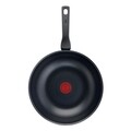 Tigaie Wok, Tefal, XL Force, 28 cm Ø, aluminiu
