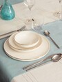 Set fete de masa 2 piese, Jasmine 160 - Cream, Cotton Box, Poliester